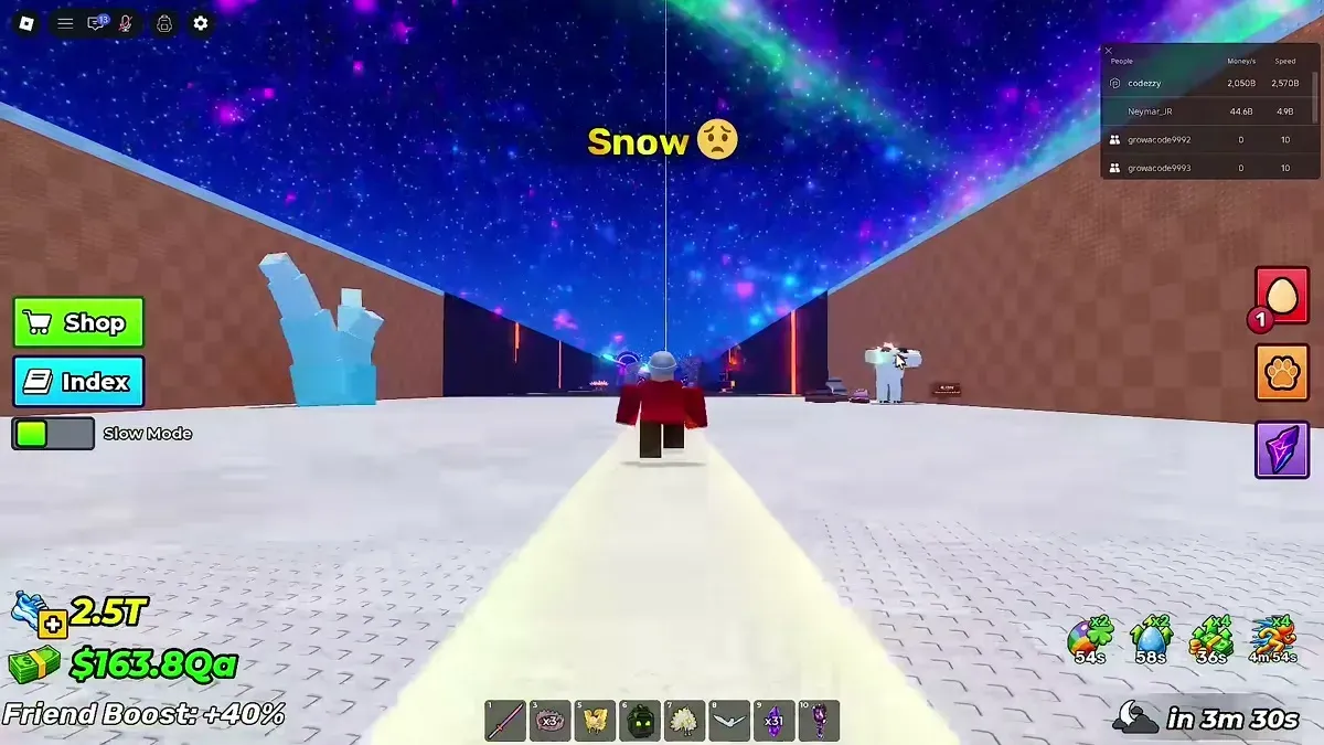 Snow Biome in Steal An Egg: Speed Requirement, Eggs & Pets
