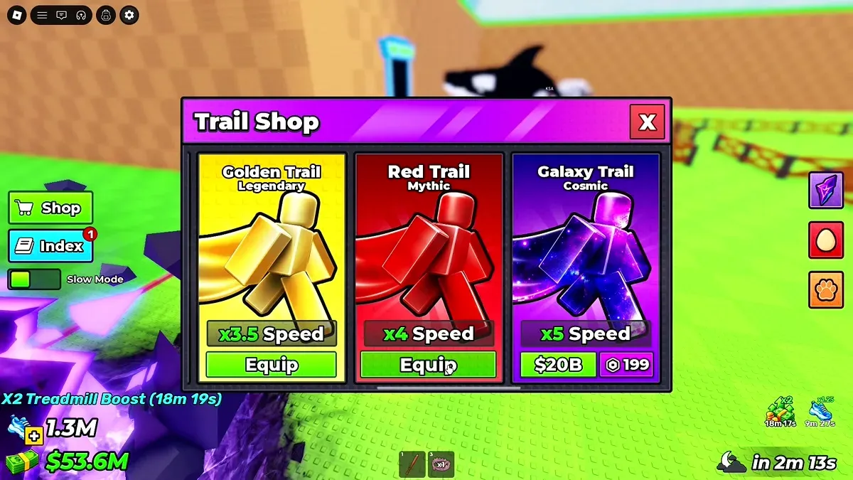 Steal An Egg Trails: Every Speed Multiplier and Price (Full List)