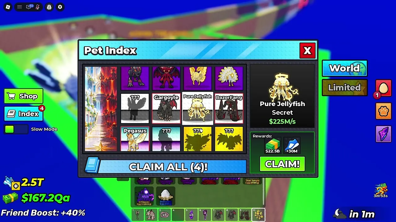Purchasing a Mutation Consumable from the in-game shop